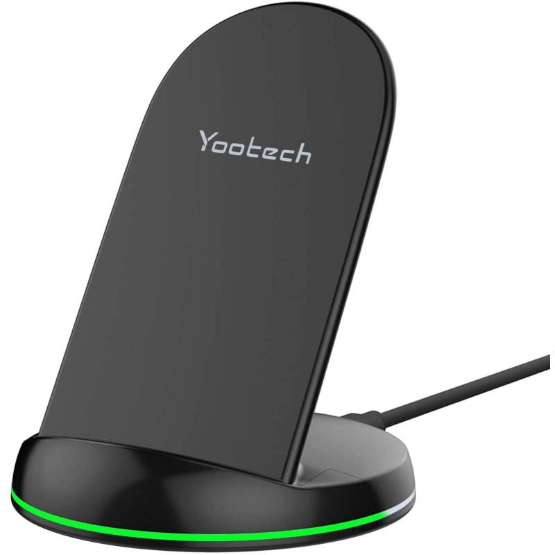 YOOTECH - Cargador Inalámbrico Qi De 10w Yootech Con Soporte