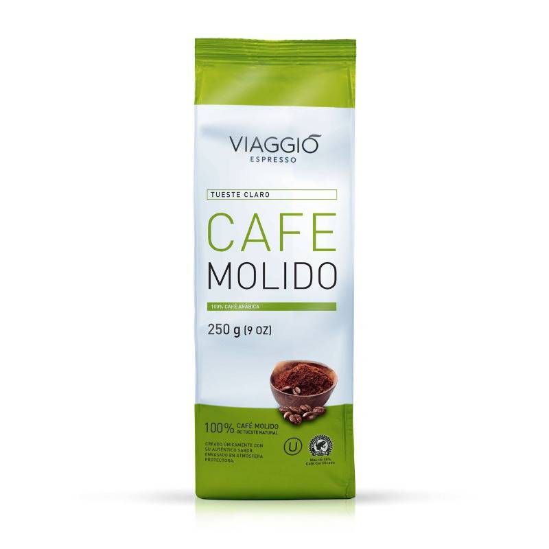 VIAGGIO ESPRESSO - Café Molido Tueste Claro 250 Grs