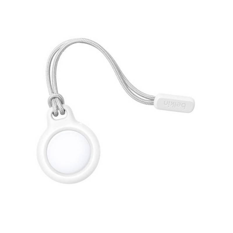 Llavero Para AirTag Belkin Con Secure Holder Blanco