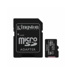 KINGSTON - Tarjeta de Memoria Kingston Micro SDXC 128GB Clase 10 FullHD