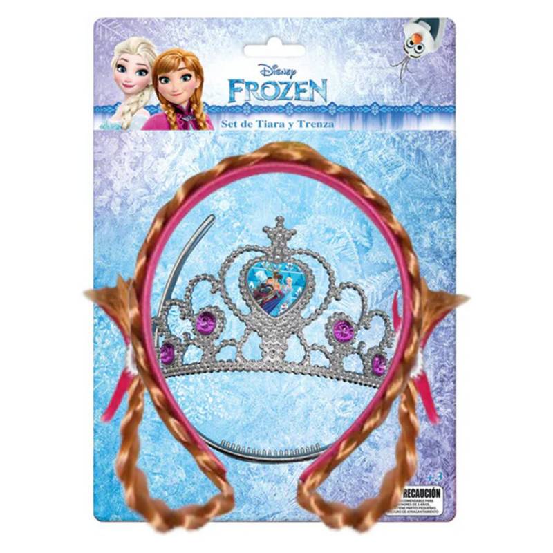 PRONOBEL - Frozen - Anna - Tiara Y Trenza - Set - Disney