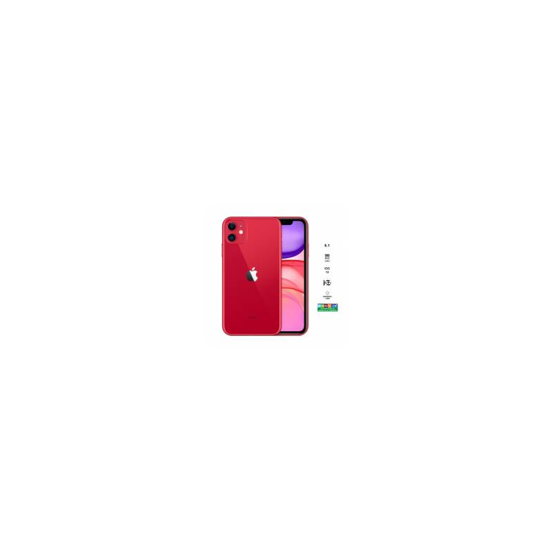 APPLE - iPhone 11 256 GB Rojo - Apple - Reacondicionado-Seminuevo