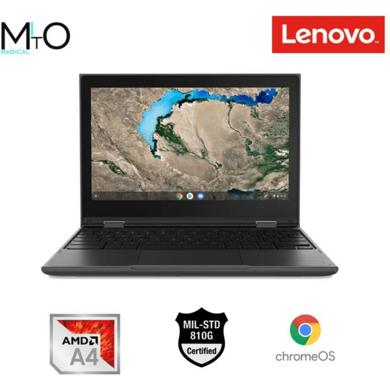 LENOVO - Lenovo 100e Chromebook 2nd Gen AST AMD A4-9120C 4GB 32GB SSD 116in Chrome OS