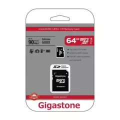 GIGASTONE - Gigastone Micro Sd 64Gb Clase 10 Mas Adaptador