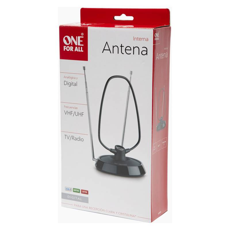 ONE FOR ALL - Antena Tv Analogica Y Digital Sv9033 One For All