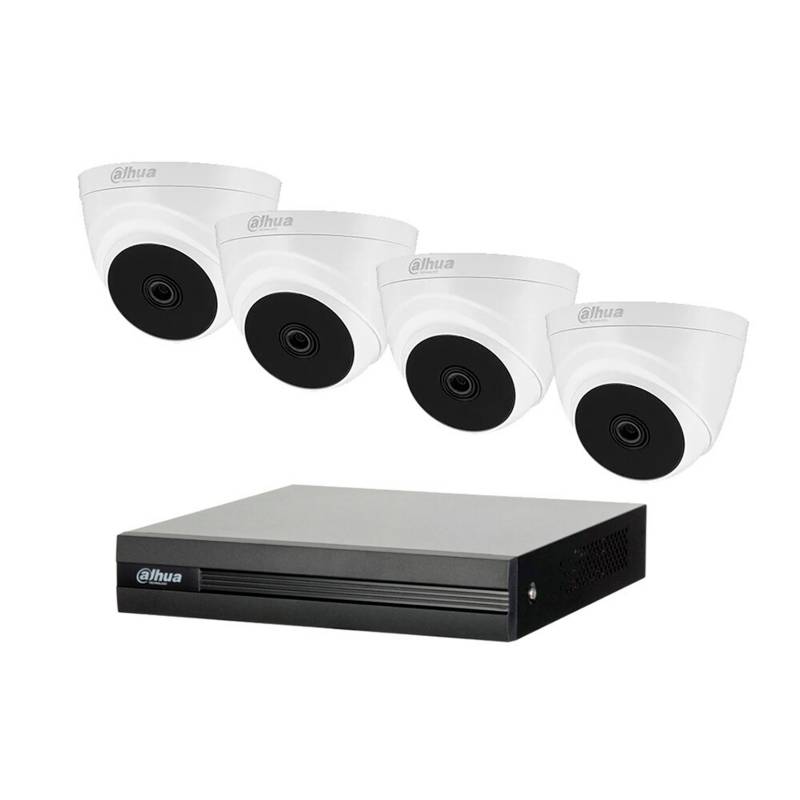 Dahua Kit De 4 Cámaras De Seguridad Full Hd Dahua 5262