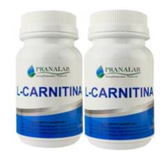 PRANALAB - L-carnitina 300mg pack 2 frascos 120 cápsulas