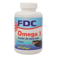 FDC - OMEGA 3 - SOFTGEL x 100 CAPSULAS