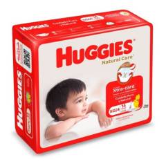 HUGGIES - Huggies Pañales Natural Care Xtra Care XG 14 unidades