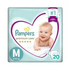 PAMPERS - Pampers Pañales Premium Care Talla M 20 u