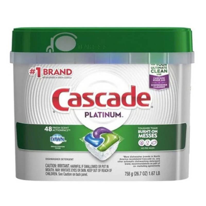 CASCADE - Cascade Lavavajillas Platinum Actions Packs Fresh 48 Un