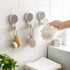 GENERICO - Gancho adhesivo colgador para baño o cocina pared ventosa