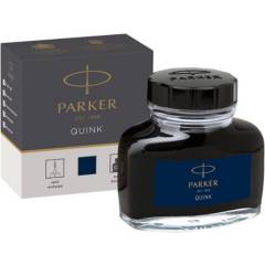 PARKER - Tinta Para Pluma Quink Botella Tintero Azul 57ml Parker