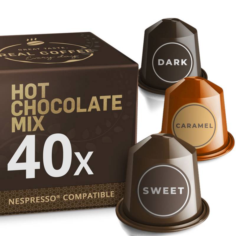  Cápsulas compatibles con Nespresso de chocolate
