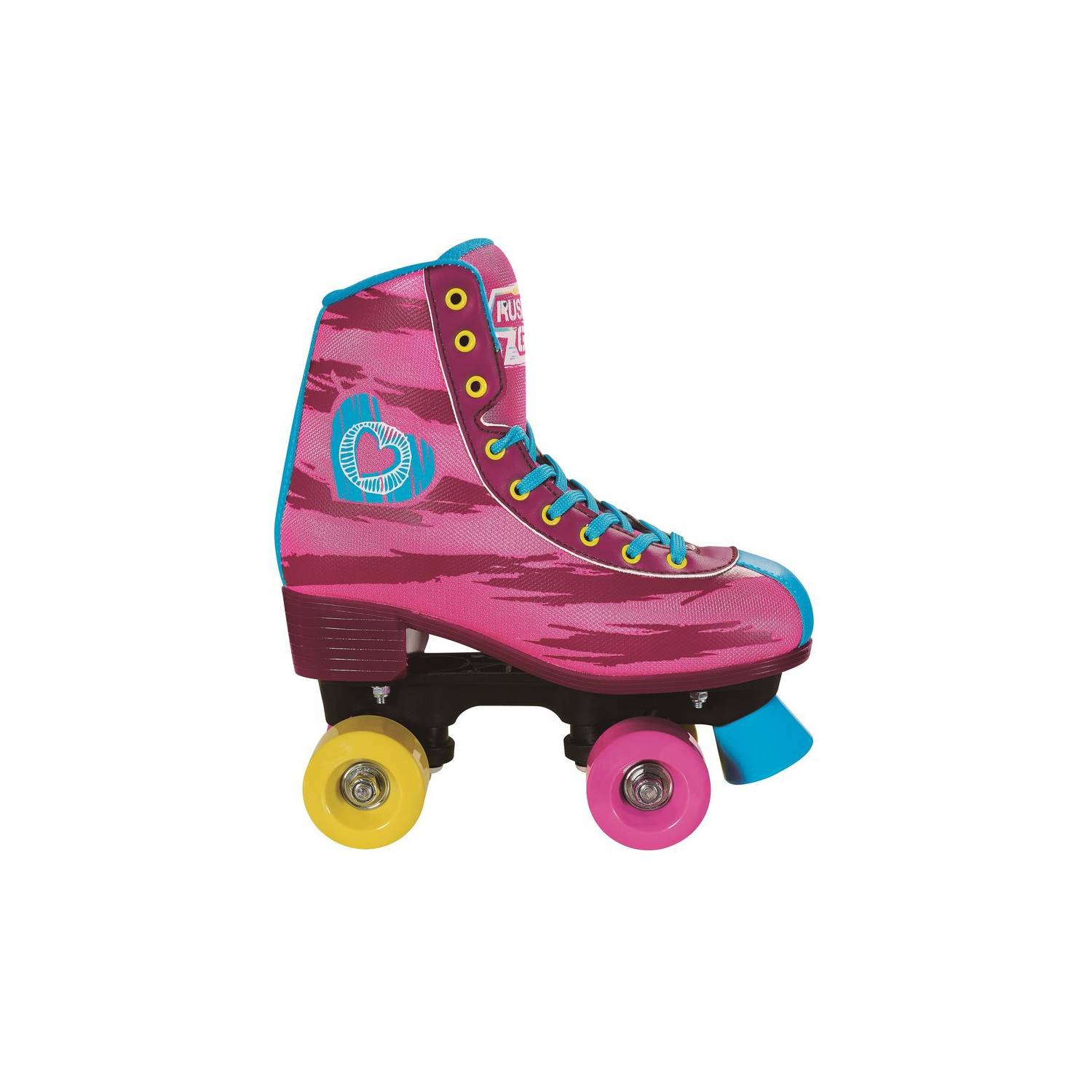 RUSH GIRL Patines niña 4 Ruedas Glitter con alas Ajustables T 30-33