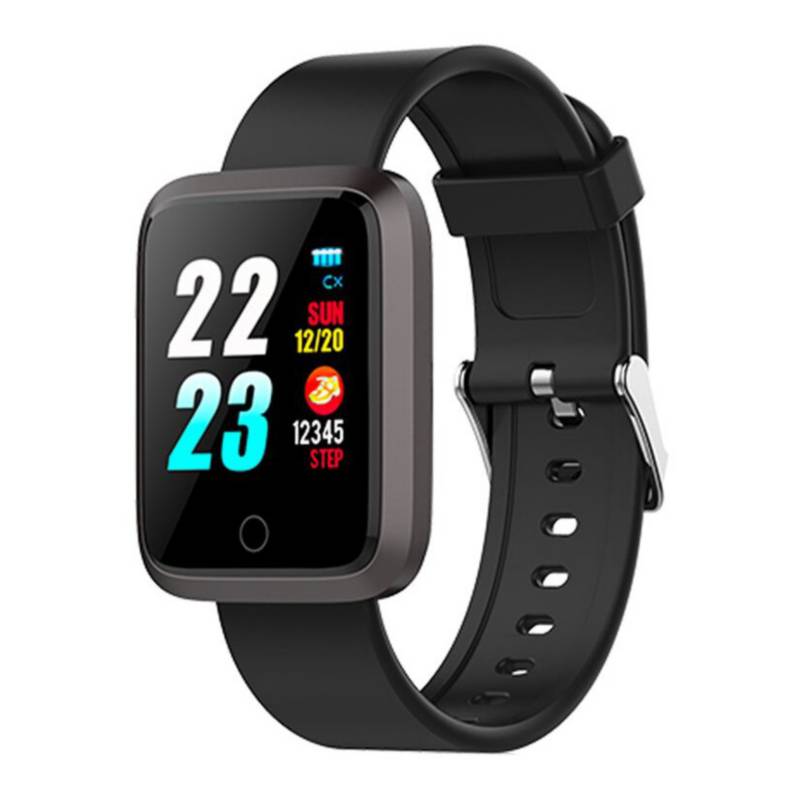 MASTERLIFE - Smartwatch con seguimiento de actividad deportiva RI03 Negro
