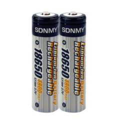 TECNOCENTER - Pack 2 Bateria Recargable 18650 4800 Mah 3.7v Sdnmy