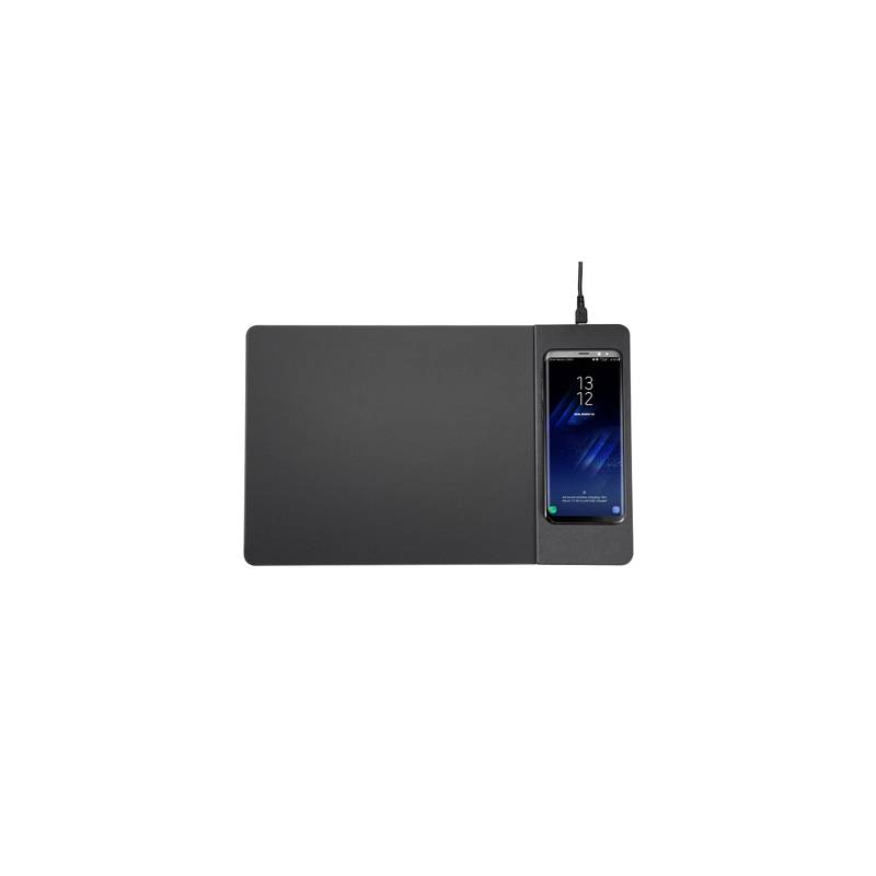 GENERICO - Mouse Pad Carga Rápida Inalámbrica Qi 10w Para Smartphone