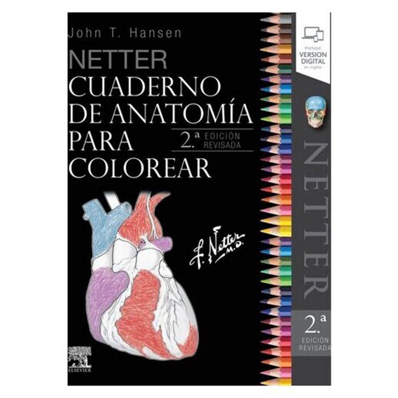 EDITORIAL MEDITERRANEO Libro Netter. Cuaderno De Anatomia Para Colorear