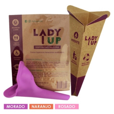 Urinario femenino silicona con estuche Lady Up - Eco Super