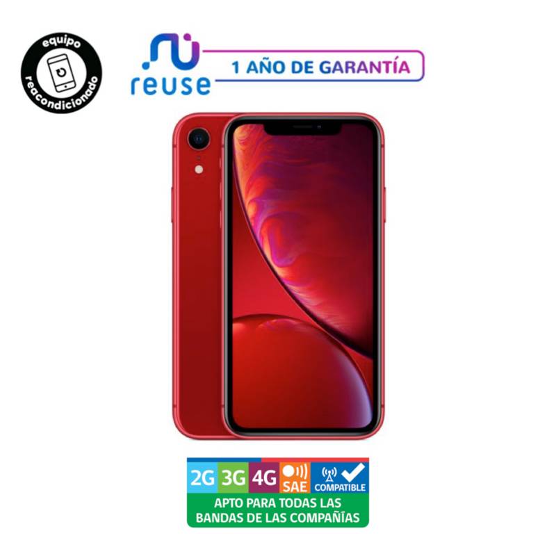iPhone XR 64GB Reacondicionado Rojo + Cargador Genérico Apple iPhone iPhone  XR