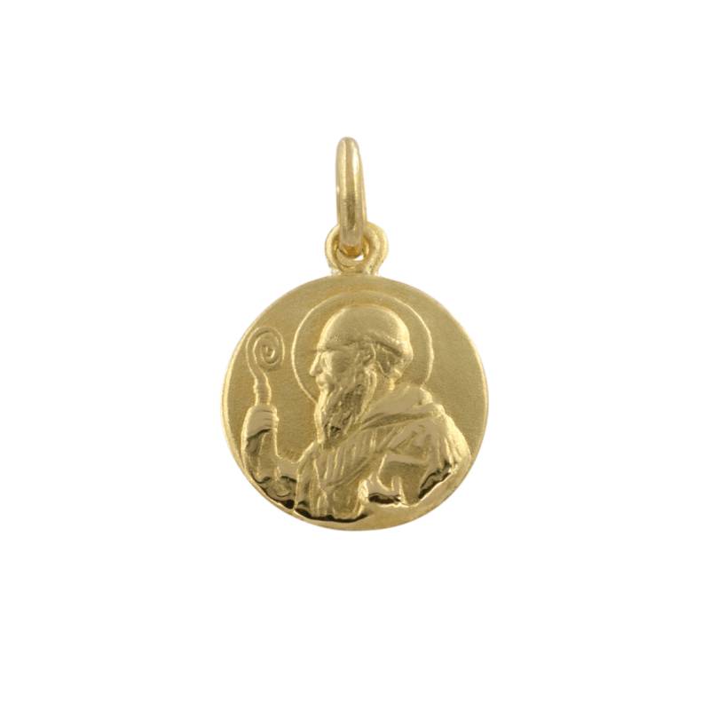 Medalla San Benito con decorado