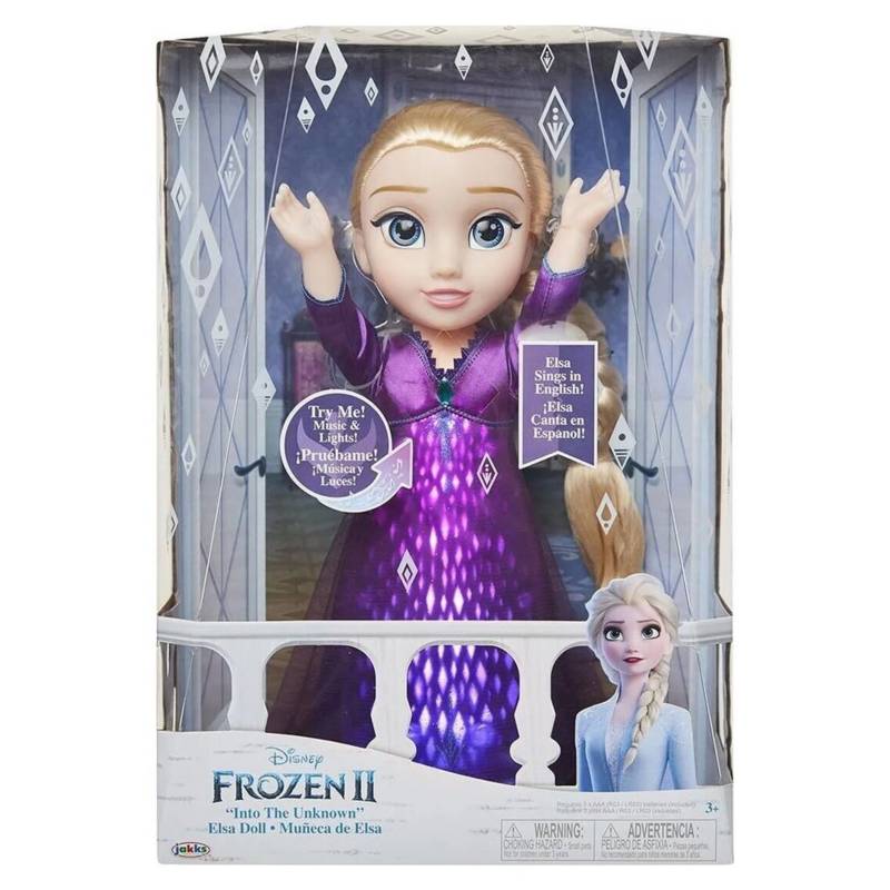 DISNEY - Frozen 2 Muñeca Elsa Cantante Sonido Disney 35 cm