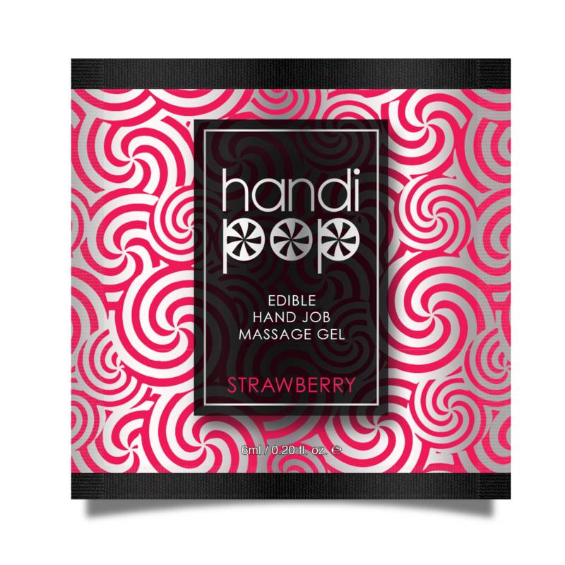 Sensuva Handipop Gel De Masturbación Single Use Frutilla