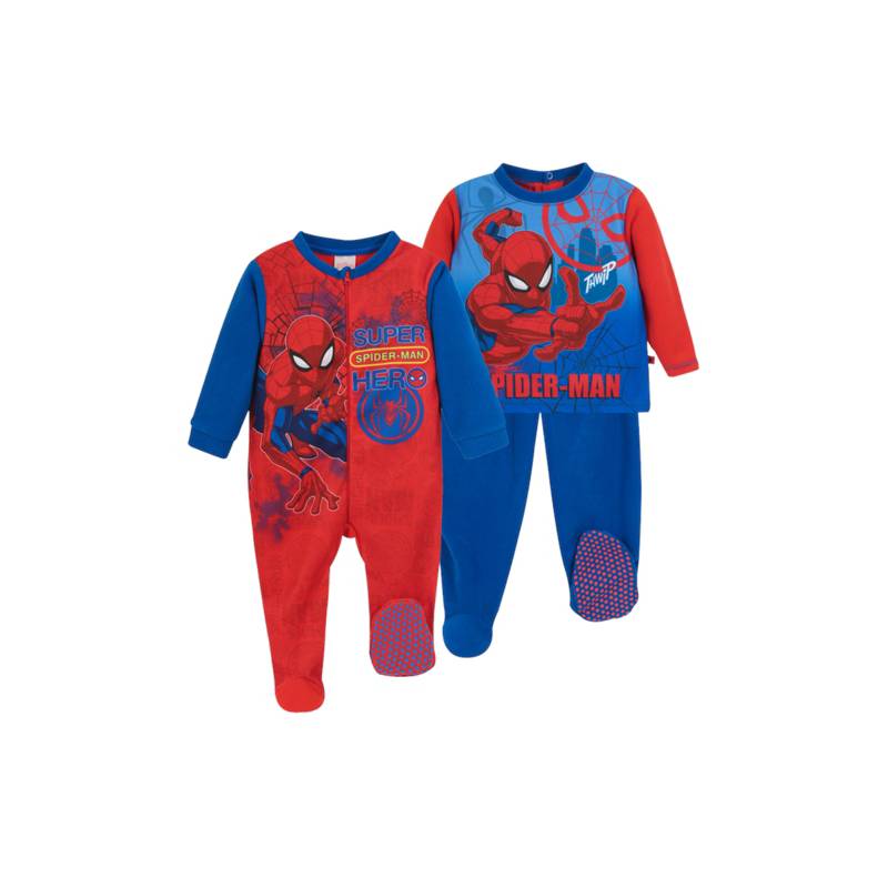 2 Pijama Bebé Niño Polar Entero y Pantalon Rojo Disney |