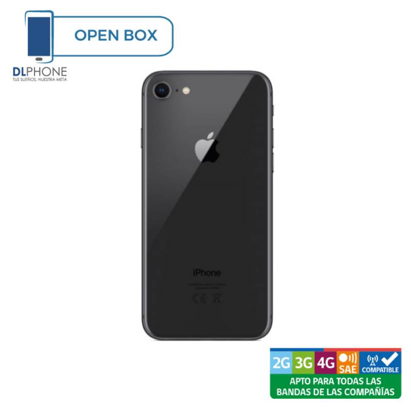 APPLE - Iphone 8 de 64gb Negro Open Box