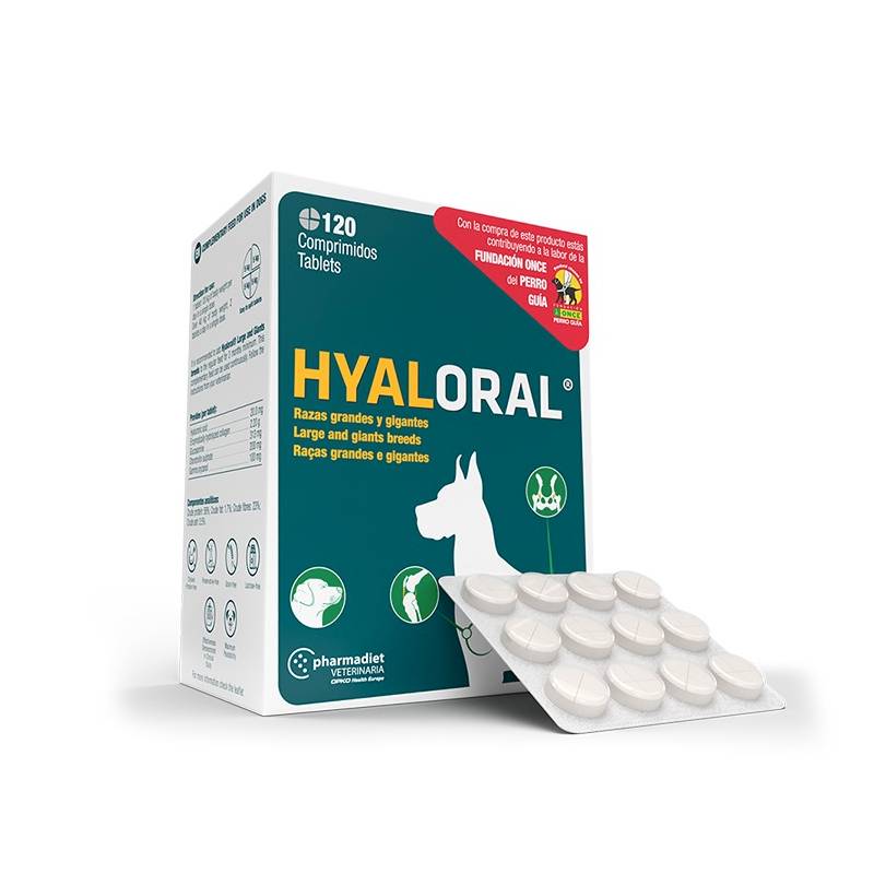 GENERICO - Hyaloral Razas Gigantes y Grandes - 120 comprimidos