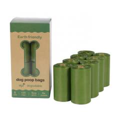 GENERICO - 24 Rollos de Bolsas Biodegradables para caca de perro.