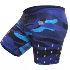 ATHLETIC SPORT - Calza natación doble azul.