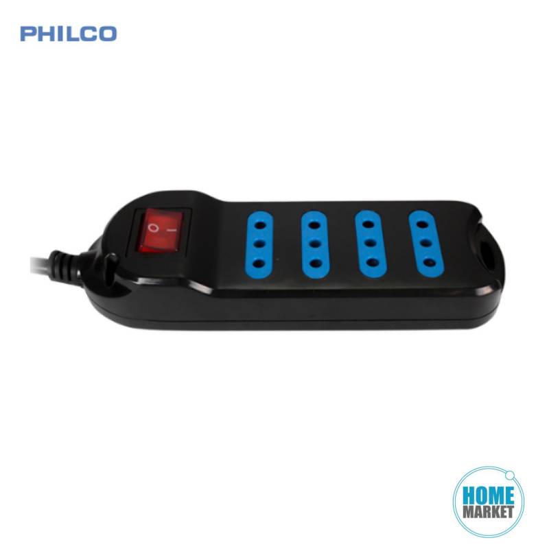PHILCO - Extension Alargador Xt30 4 Pos Color Negro