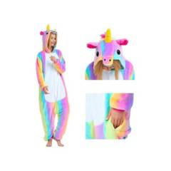 GENERICO - Pijama enterito unicornio arcoiris