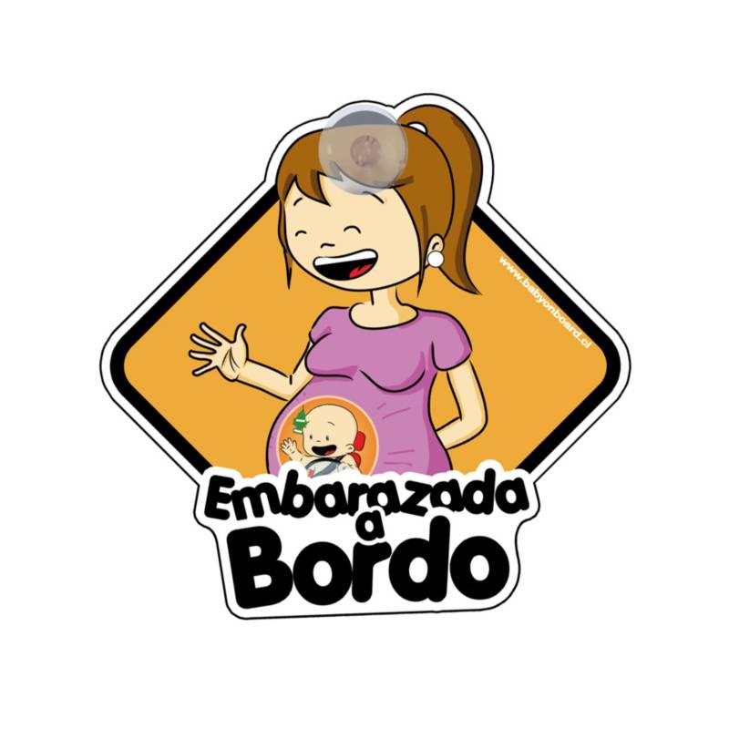 BABY ON BOARD - Letrero Embarazada a Bordo