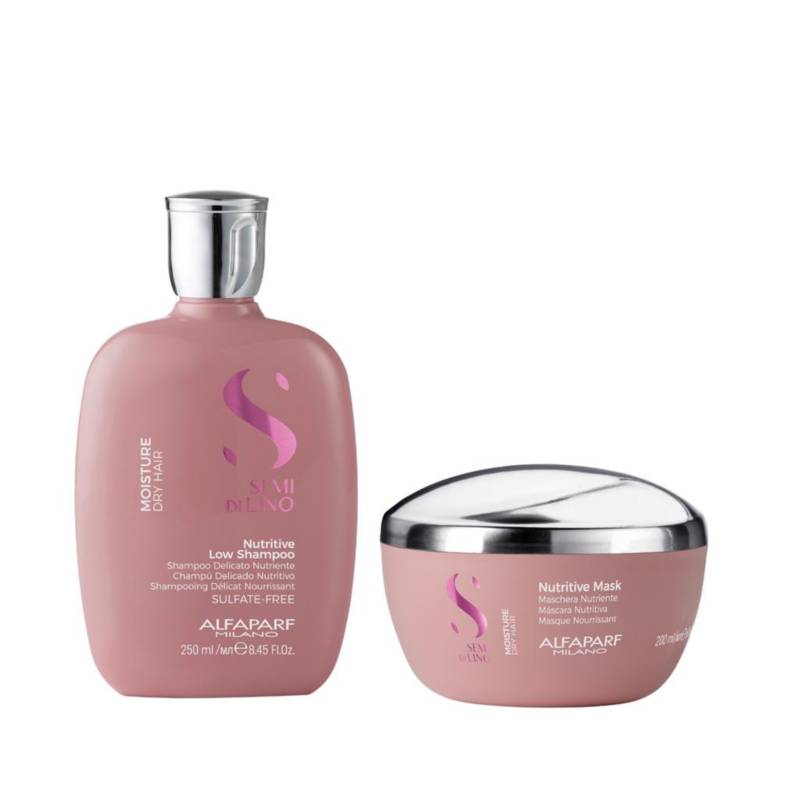 ALFAPARF MILANO - kit shampoo  + máscara nutrición - cabello seco
