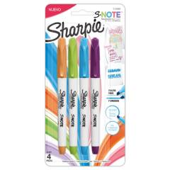 SHARPIE - Destacadores Sharpie Note Colores Intensos x4
