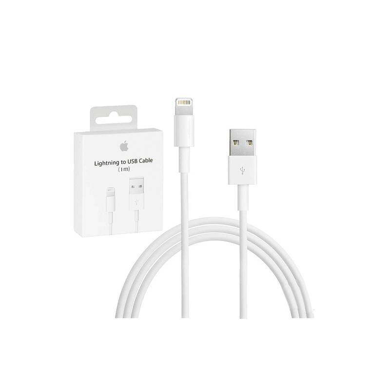GENERICO - Cable USB de iphone Lightning Carga Rapida 1 mts
