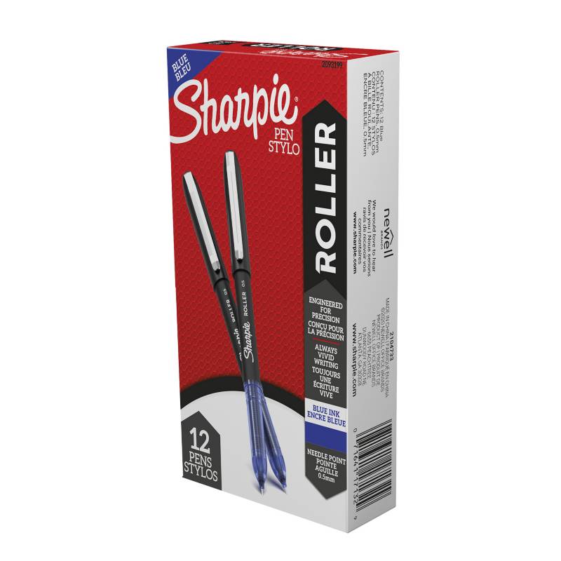 SHARPIE - Roller Sharpie Punta Ultrafina Azul x12