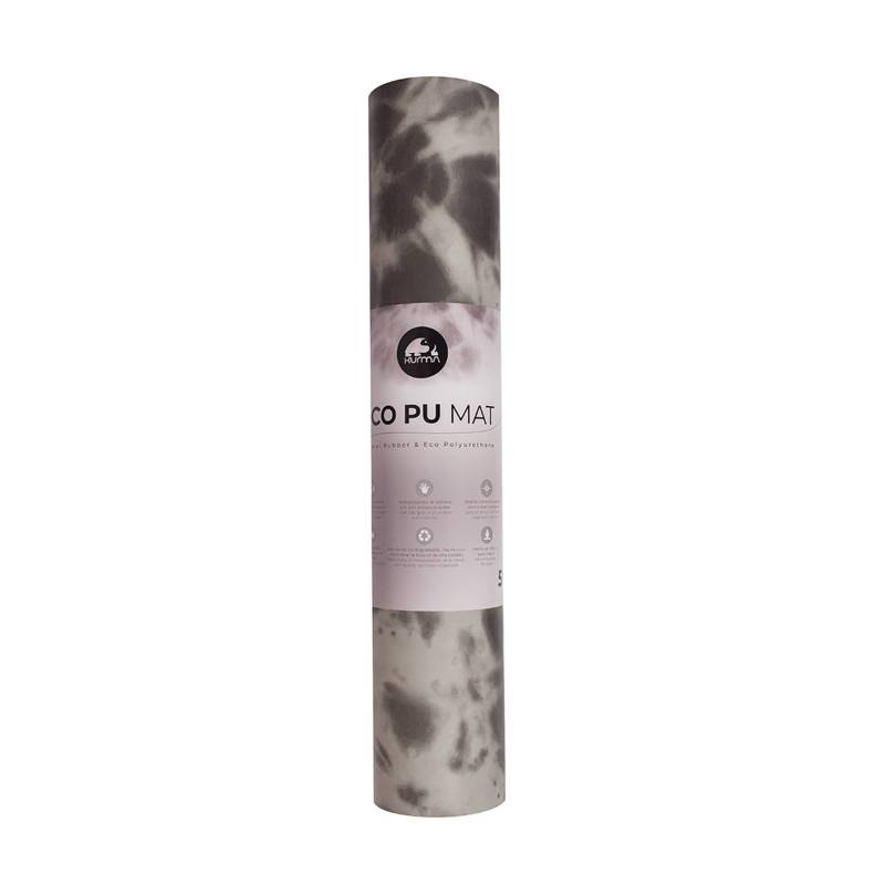 KURMA - Mat de yoga Eco Pu Pro Shibori Grey 5 mm