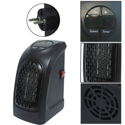 Mini calefactor Portátil Eléctrico 400W + Control remoto