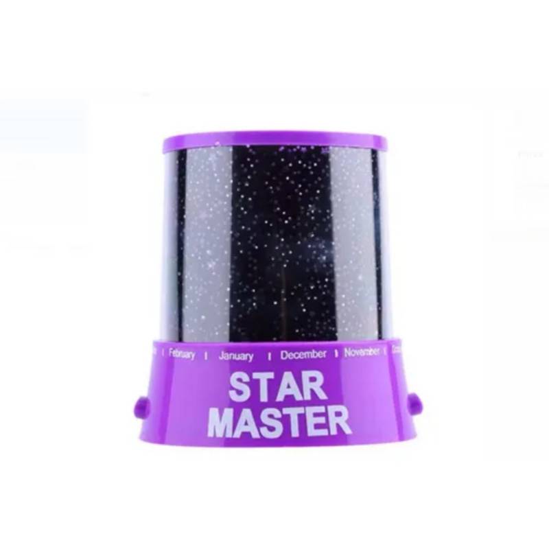 GENERICO - Proyector StarMaster Lámpara Luz Cielo Estrella Espanta Cuco  Morado