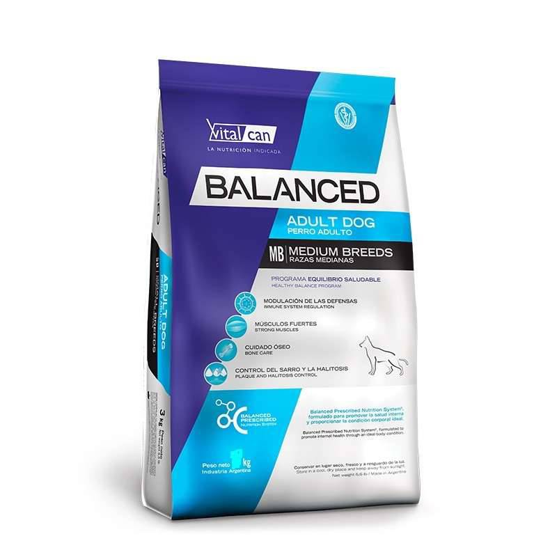 VITALCAN - Balanced Adulto Raza Mediana 3kg