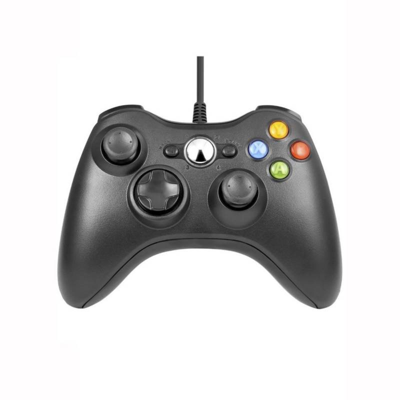 GENERICO - Control Genérico Alámbrico Para Xbox 360-Negro