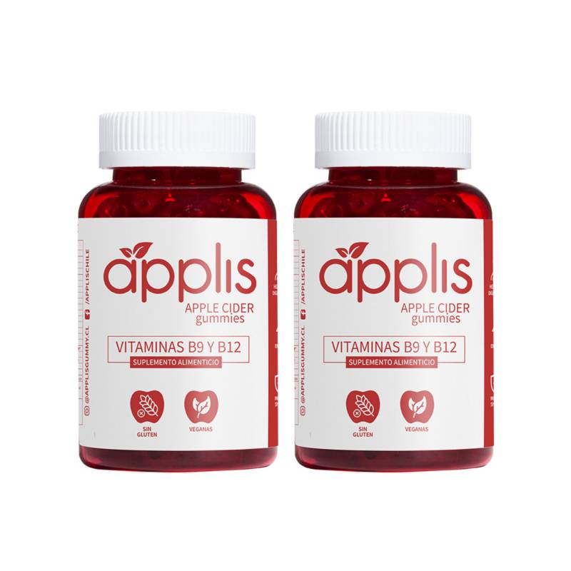 APPLIS Pack 2 Apple Cider Gummies (60 U) | falabella.com