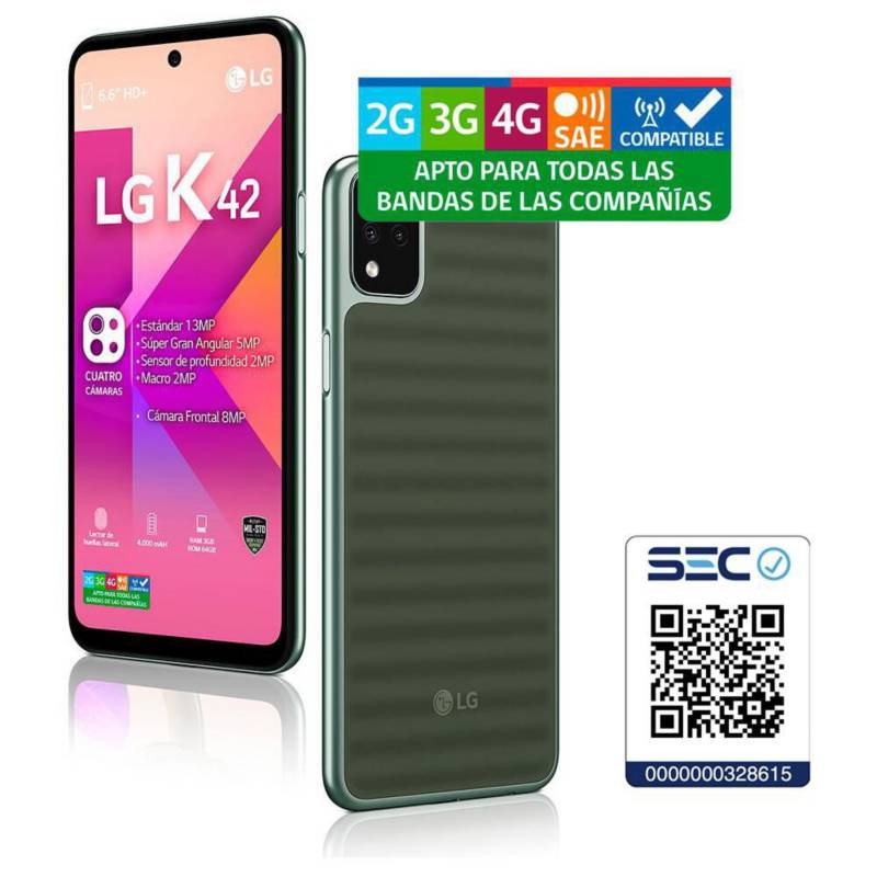 Celular Libre LG K42 6.6 64GB Verde