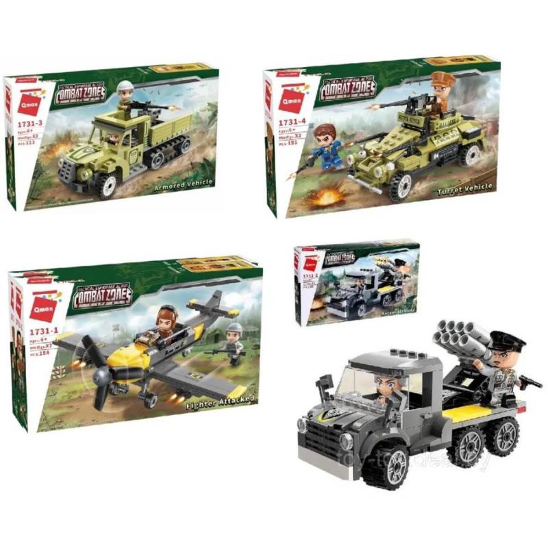 GENERICO - Bloques Tipo Lego Didacticos Army Zona Combat Juguete 576pcs