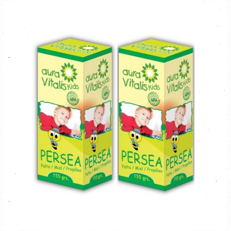 AURA VITALIS - Pack 2 Persea Kids Infantil 155 Grs c/u Palto Miel Propoleo