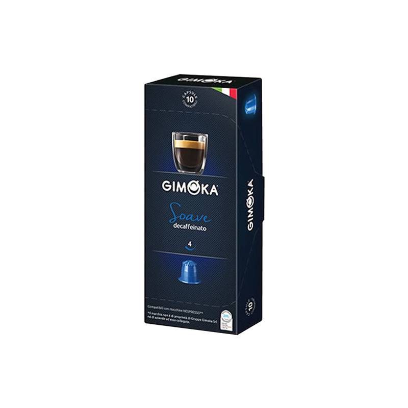 GIMOKA - 10 Cápsulas plásticas SOAVE Compatibles